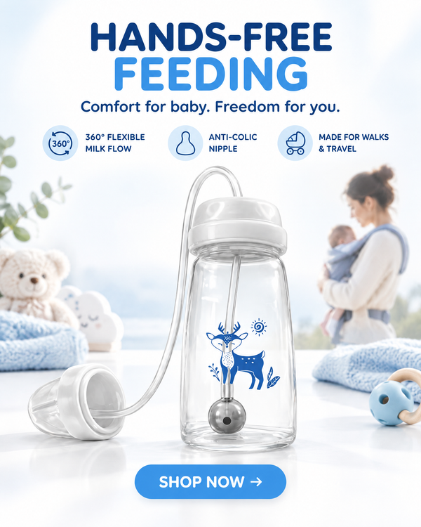 Hands-free Baby Bottle For Feeding Infants